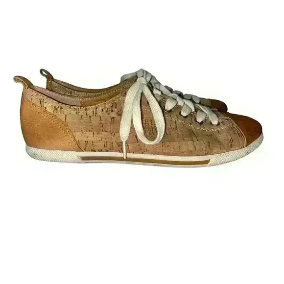 Kork-Ease Minimalist Stylish Women's Silvia Sneaker - Cork Leather, Size 8 - Picture 1 of 9
